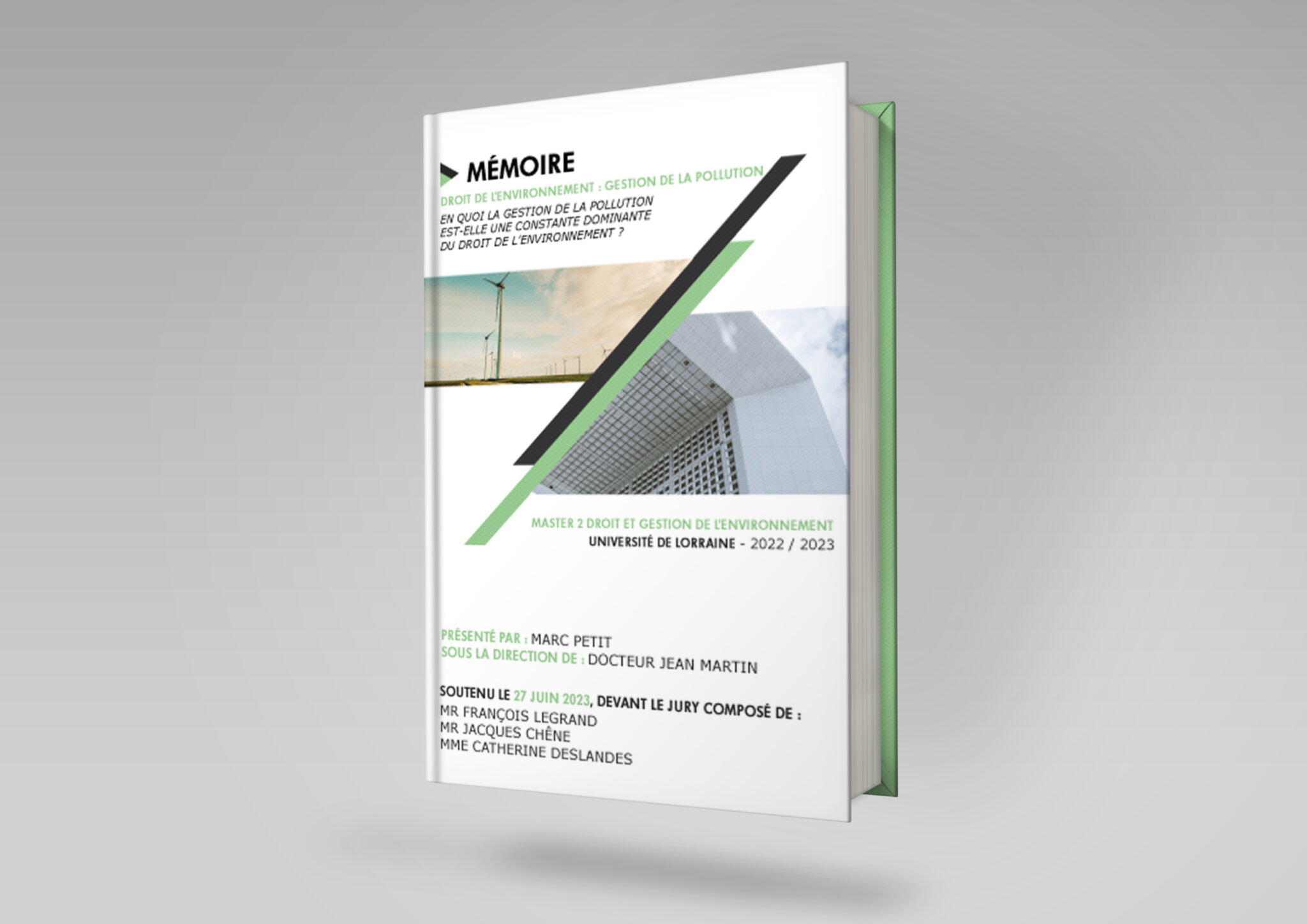 Memoire Page De Garde Design www.poc-print.fr